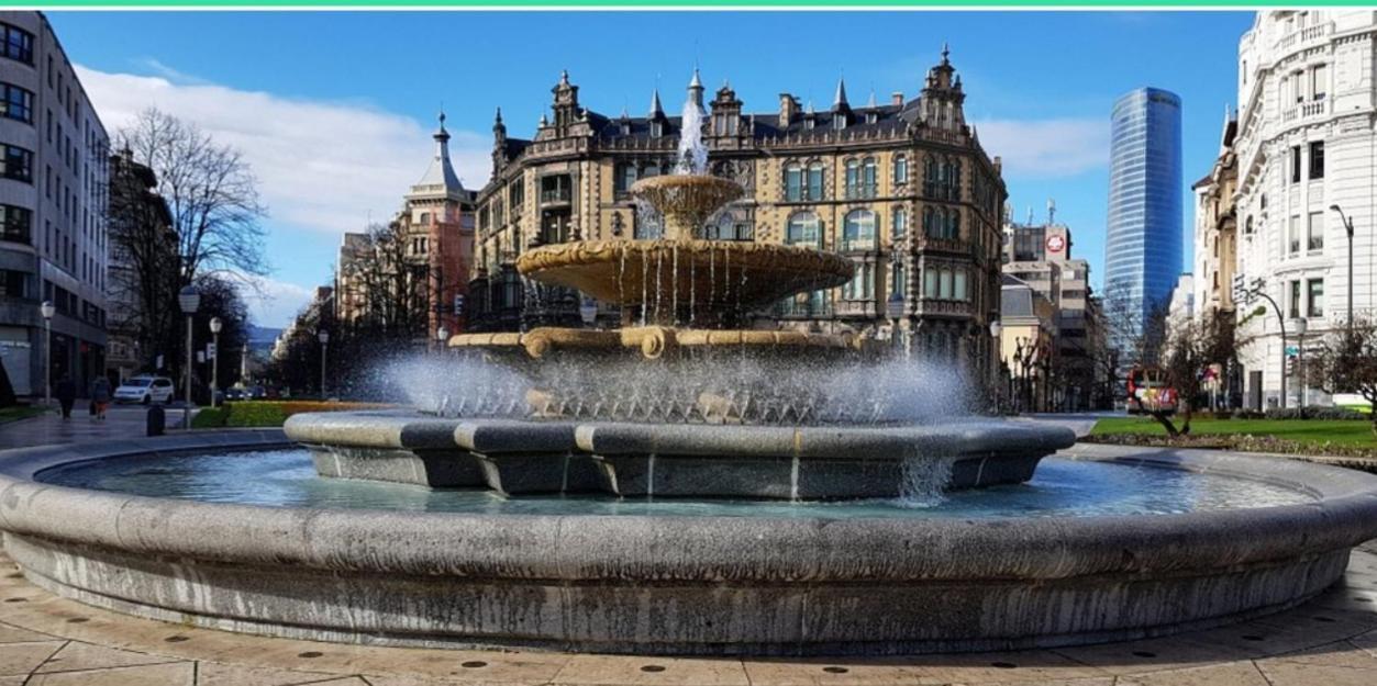 A 5 Minutos Andando Del Casco Viejo, Ayuntamiento, Plaza Circular Y Gran Via De Bilbao Y Proximo A Las 2 Lineas De Metro Экстерьер фото